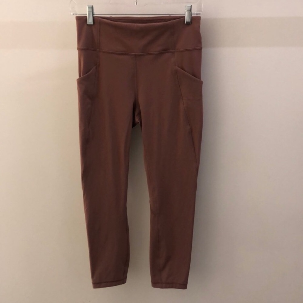 Lululemon 7/8 leggings dusty rose color